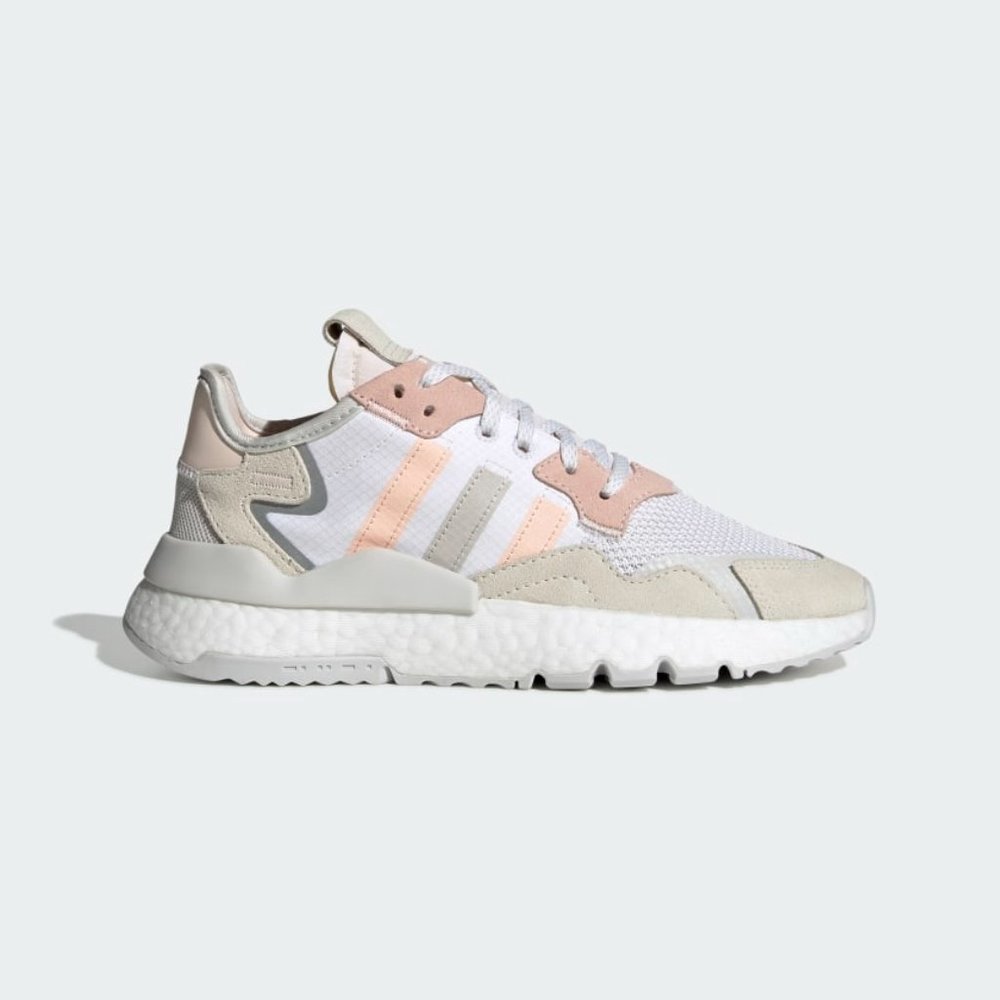 10W - [NEW] adidas Nite Jogger Women's‎ Shoes White EG9199